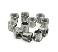 Buje reductor 1/8 "1/4" 1/2 "3/4" 1 "1-1/4" 1-1/2 "BSP rosca macho/hembra SS304 accesorios de tubería for agua Gas petróleo(DN25 to DN20)