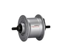 Buje Shimano Nexus DH-C3000-3N - Frenos de llanta/eje de tornillo plateado - 3 Watt