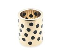 Buje sin aceite de cobre y grafito autolubricante de latón, varios tamaños, 2 uds.(8x10x16mm)