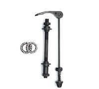 Buje Trasero Mtb 1 conjunto Mtb Herramientas de brochetas liberación rápida del eje la bicicleta con cojinetes cubo 25 mm (1/4) for piezas universales 6/7/ 8 velocidades(Rear quick release)