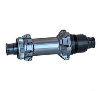 Buje trasero para bicicleta de carretera de 148 x 12 mm, eje pasante para sistema DT Ratchet 54T, freno de disco de bloqueo central de radios radiales de 24 horas, 4 rodamientos sellados de aleación