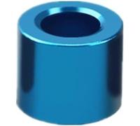 Bujes, 10 piezas, arandela plana de aluminio M2.1, espaciador de junta, separadores huecos redondos sin rosca.