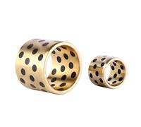 Bujes de cojinete liso de cobre y grafito de latón, 2 uds., diámetro interior de 4-17mm, varios tamaños(13x16x12mm)