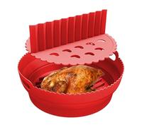 Bujes de silicona para freidora de aire - Insertos antiadherentes para cesta de freidora de aire | Lavables en lavavajillas con separadores de alimentos, ideales para cocinar en casa, fáciles