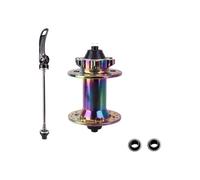 Bujes delanteros y traseros de 4 rodamientos delanteros y traseros de 28/32/36 agujeros a través de freno de disco, cubo de bicicleta fácil de usar, cubo de rueda trasera de liberación rápida