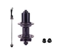 Bujes delanteros y traseros para bicicletas, 4 rodamientos delanteros y traseros de 28/32/36 agujeros a través de freno de disco, buje de bicicleta fácil de usar, cubo trasero de freno de disco para