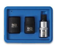 Bujes especiales para pinzas 12,5 mm (1/2) - Precisión y robustez, Acero, Pro, 3 piezas - D-Work