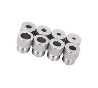 Bujes guía de taladro de acero inoxidable de alta resistencia, 8 piezas M14 x 1.5, mangas roscadas antideslizantes para superficies antideslizantes