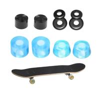 Bujes para ejes de monopatín - 16 mm de diámetro piezas de repuesto | Kit de reconstrucción de ejes de monopatín medio | para patinaje al aire libre, parque, calle, competencia, patines de trucos