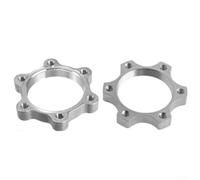 Bujes roscados de freno de disco para bicicleta con adaptador de 6 pernos de 44 mm, brida de 44 mm, 2 piezas para un mejor control de freno