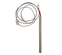 Bujía de encendido de pellets UTX compatible EDILKAMIN R650500 | 300 W Ø10 mm L150 mm | Para estufas Atlanta, Ottawa, Calgary, Orlando, Toronto, Quebec, Detroit, Montreal, Boston | Repuesto