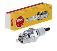 NGK Bujía de encendido 1270 Conexión roscada SAE electrodo central niquel Electrodo de masa supresión de interferencias 5 kOhm con asiento de estanqueidad esférico Ancho de llave: 16 mm Long. de