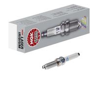 NGK Bujía de encendido 95929 Anillo de conexión en forma de copa & Electro central Iridio & Electrodo de masa & con asiento de estanqueidad plano Ancho de llave: 16 mm Long. de rosca: 28,0mm