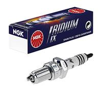 NGK Bujía de encendido DR9EIX - Iridio, conexión M4, supresión 5 kOhm, asiento plano, llave 18 mm