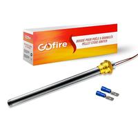 Bujía de encendido para estufa de pellets compatible con PIAZZETTA/SUPERIOR/JOLLY MEC/INTERSTOVES/INVICTA/MCZ/FREEPOINT/RED/KAUSIFLAM/SKIA (140 mm - Ø9,9 mm - 280 W - 230 V - lc500)
