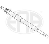 Bujía de incandescencia 886038 ERA para PEUGEOT FIAT FORD CITROËN VOLVO LANCIA