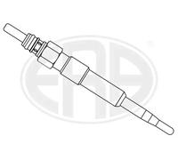Bujía de incandescencia 886066 ERA para VW SEAT AUDI SKODA