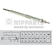 Bujía de incandescencia J5710402 NIPPARTS para SSANGYONG KYRON KORANDO RODIUS I