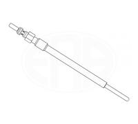 Bujía de incandescencia 886010 ERA para OPEL FIAT ALFA ROMEO LANCIA SAAB