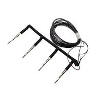 Bujía incandescente Compatible Con VW Para Touran Para Caddy III 2004 2005 2006 2007 2008 2009 2010 038971782C Bujías Incandescentes Puente Arnés Enchufe(1 Kit)