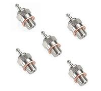Bujía incandescente RCMODEPART Nº 4 N4 Cálida 70117 para motores RC HSP Nitro para Camión Coche Traxxas (paquete de 5 unidades)