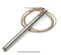Bujía para estufa de pellets, 300 W, 155 mm, diámetro 9,9 mm con cable, fabricada en Italia