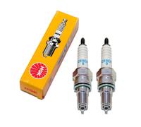 Bujías Juego NGK 2x CR9EH-9 bujía resistencia 19mm rosca larga Ø 10mm, 5454 7502