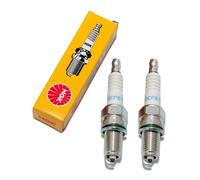 Bujías Juego NGK 2x DCPR7E bujía resistencia 19mm rosca larga 12mm, 3932 / 4415