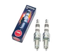 Bujías Juego NGK 2x DCPR8EIX iridio resistencia 19mm rosca larga Ø 12mm, 6546