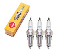 Bujías Juego NGK 3x CPR9EA-9 bujía resistencia 19mm rosca larga Ø 10mm, 2308