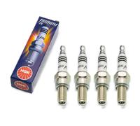 Bujías Juego NGK 4x CR8EIX Iridio-Bujía resistencia 19mm rosca larga 10mm, 4218