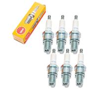 Bujías Juego NGK 6x BR8ES bujía resistencia 19mm larga 14mm 1876 3639 3961 5422
