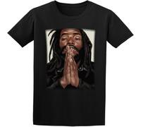 Buju Banton DJ Reggae Long Walk to Dom TOU Mens T-Shirt Graphic Unisex tee Shirt Black M