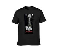Buju Banton DJ Reggae Long Walk Todom Tour Mens T-Shirt Fashion Casual Unisex Black tee S