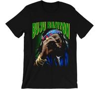 Buju Banton t Shirt Jamaican Reggae Dancehall Musician 90s Rap VNTG tee Black XL