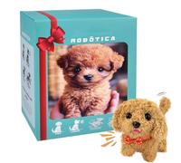 Bukbas Perro Robot Como Real, Mi Perrito Robot Realista, Juguete De Perro Robot Eléctrico, Juguete De Cachorro Robot Realista Que Se Comporta Como Un Perrito Real, Corre, Ladra, Meneo