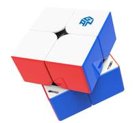 Bukefuno GAN 251 M Pro 2x2 Cubo magnético Gans Mini Speed GAN 251 Pro 63 2x2x2 imanes sin calcomanías 2021 Rompecabezas mágico (superficie mate insignia 251M Pro)