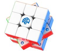 Bukefuno GAN 356 Maglev Flagship 3 x 3 Cubo de Rubik GAN 356 M Maglev Speed Cube Rompecabezas magnético sin pegatinas Magic Cube GAN356 Maglev 3 x 3 (versión de superficie mate)