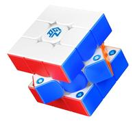 Bukefuno GAN 356 ME - Cubo mágico de velocidad 3 x 3 (3 x 3 m, 3 x 3 x 3 cm, ganso mágico, ganso 3 x 3, cubo mágico educativo, GAN356 ME, Speed Cube Puzzle