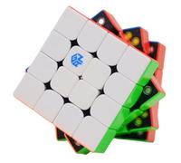 Bukefuno GAN 460 M 4x4x4 Cubo rompecabezas sin pegatinas Gans 460M 4x4 velocidad magnética GAN460 Cubo