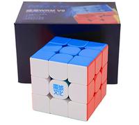 Bukefuno MoYu WeiLong WRM V9 MagLev Ball Core UV 3x3 Version Magnetic Speed Cube WeiLong WRM V9 Ball Core UV Stickerlose Magic Cube Puzzle 3x3x3 (Ball Core UV Version)