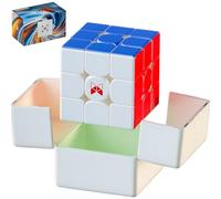 Bukefuno QY X Man Tornado V5 M UV 3x3 Flagship Magnetic Speed Magic Cube 2026 QY Toys Tornado V5M 3x3x3 Puzzle de cubos sin calcomanías (núcleo magnético UV Flagship)