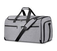 Bukere - Bolsa de Transporte para Ropa de Viaje de Negocios, Bolsa de Viaje Convertible con Compartimento para Zapatos, Resistente al Agua, Bolsa de Traje de Fin de Semana 2 en 1 para Hombres y