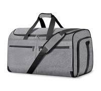 Bukere - Bolsa de Transporte para Ropa de Viaje de Negocios, Bolsa de Viaje Convertible con Compartimento para Zapatos, Resistente al Agua, Bolsa de Traje de Fin de Semana 2 en 1 para Hombres y