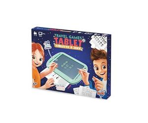 BUKI 6208 - Tableta de Juego portátil - 20 Juegos clásicos incluidos - 2 Estiletes, Tarjetas y borrado fácil - 6+