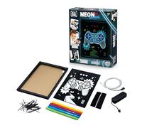 BUKI France FK016 - Kit de Marco de neón - Actividad Creativa Infantil: Colorear, Montar el Cable de neón, Marco Luminoso de 3 Modos (Fijo, Intermitente, Lento) - decoración de Dormitorio - a Partir