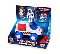 Buki France - Rover Lunaire Avión/Helicóptero/Nave Espacial, Multicolor, Mediana (63111), Incluye Astronauta de 7,5 cm, A partir de 5 años