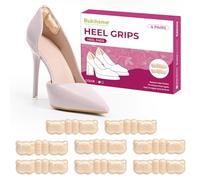 Bukihome 4 Pairs Heel Cushions Cute Cat Heel Grips for Shoe That are Too Big, Anti Slip, Blisters, Rubbing, Comfort Heel Protectors Shoe Inserts for Women