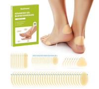 Bukihome - 60 unidades de tiritas hidrocoloides de gel para pies (paquete variado)
