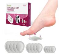 Bukihome - Almohadillas metatarsianas con sensación de nube, 6 pares de cojines de bola de pie, apoyo para alivio de la fatiga, almohadillas de pie para neuroma de metatarsalgia Morton, hombres y
